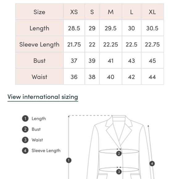 Love Bonito Harlow Brushed Shoulder Padded Relaxed Blazer - Picture 9 of 10